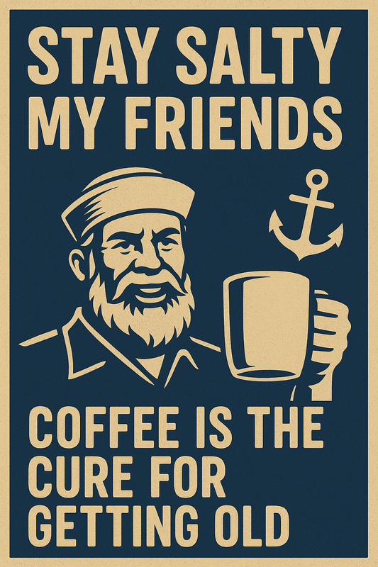 Stay Salty, Stay Sturdy: Coffee is the Cure for Getting Old