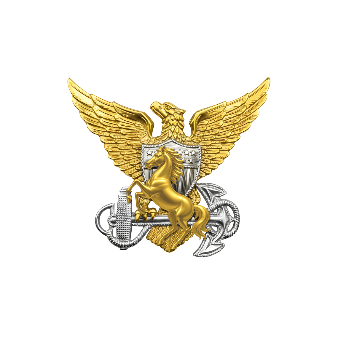 USCG Mustang Crest (color) preview