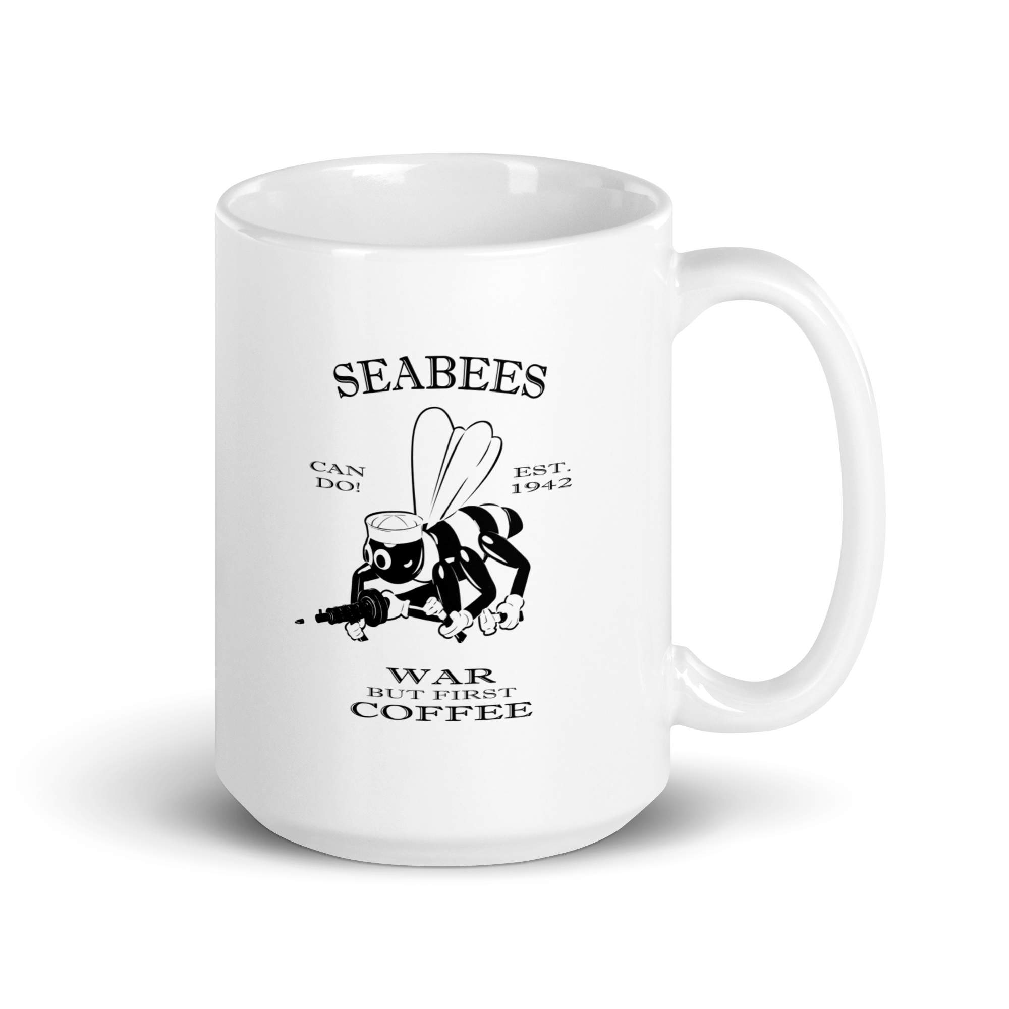 Seabee Tribute Mug  Can Do!"  Old Salt Coffee
