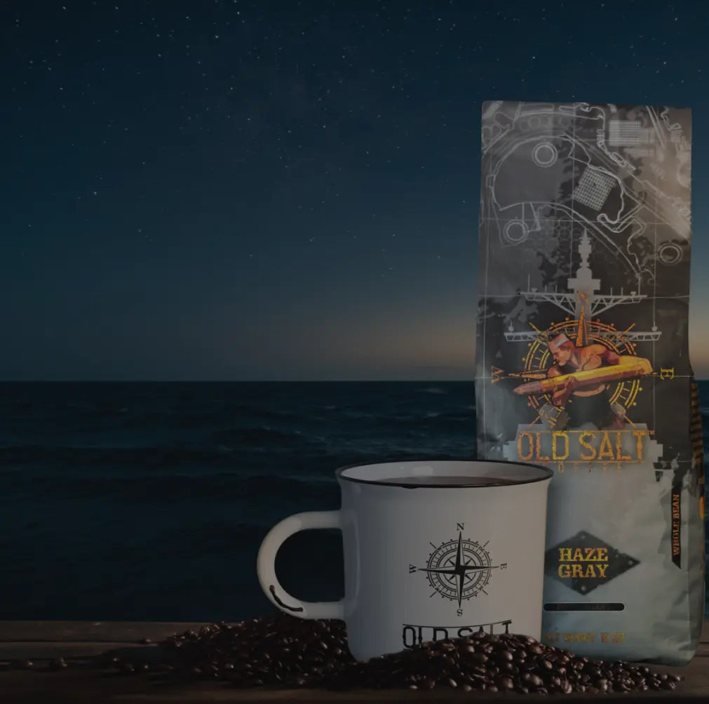 Old Salt Coffee Veteran Owned Coffee Company - Coffee Mugs and a Bag of Coffee