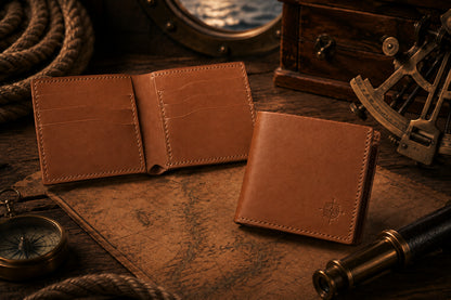Old Salt x Rough Seas Handcrafted Bifold Wallet