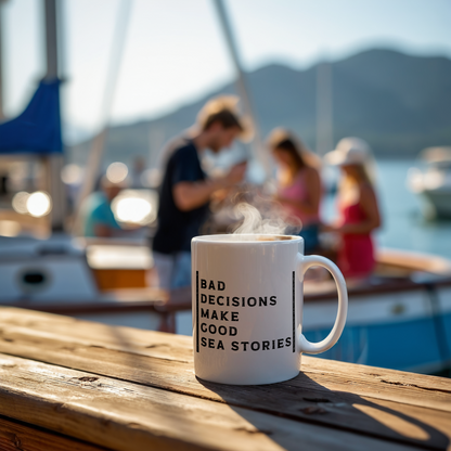 Bad Decisions Mug (white)