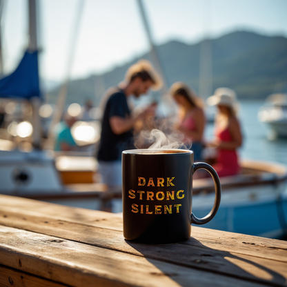 Silent Service Mug (black)