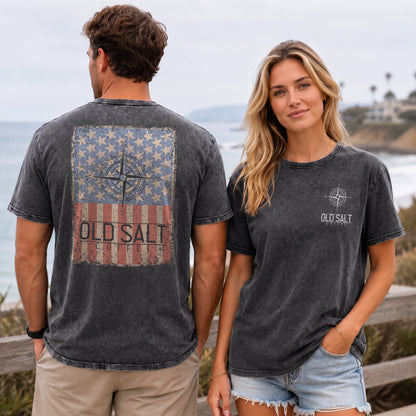 Vintage Stars and Stripes Denim Tee