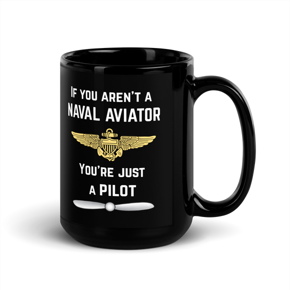 Naval Aviator Mug (black)