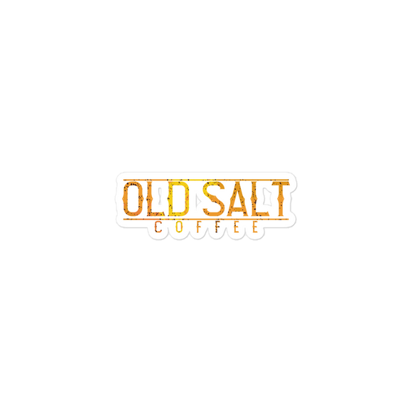 Old Salt Coffee Logo Sticker