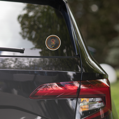 Silent Service Sticker (round)