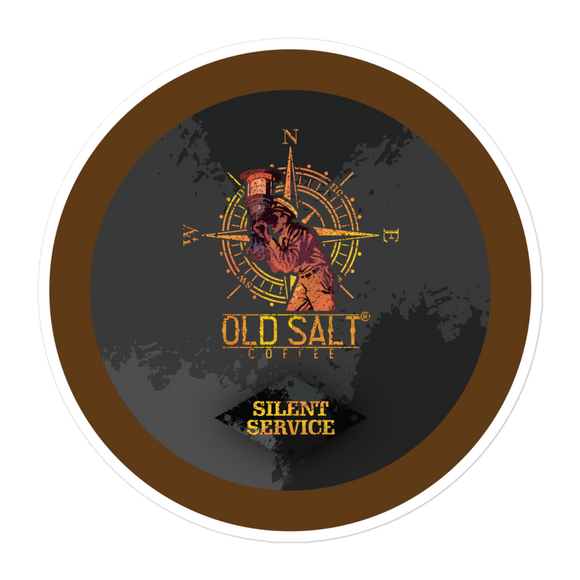 Silent Service Sticker (round)