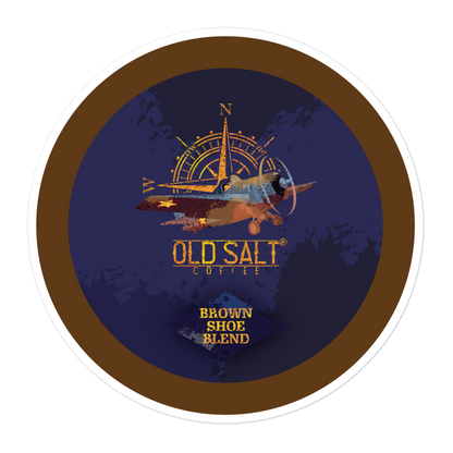 Brown Shoe Blend Sticker (round)
