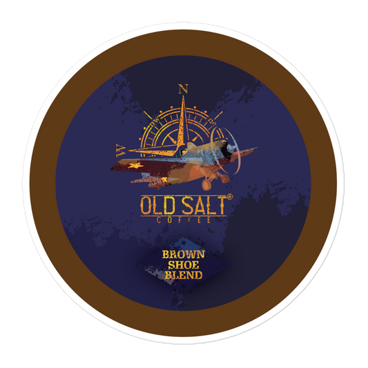 Brown Shoe Blend Sticker (round)