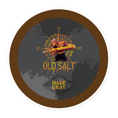 Haze Gray Sticker (round)