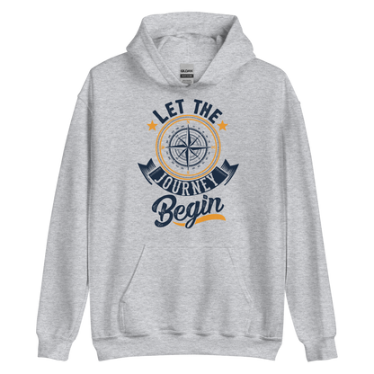 Let the Journey Begin Compass Unisex Hoodie