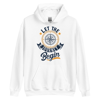 Let the Journey Begin Compass Unisex Hoodie
