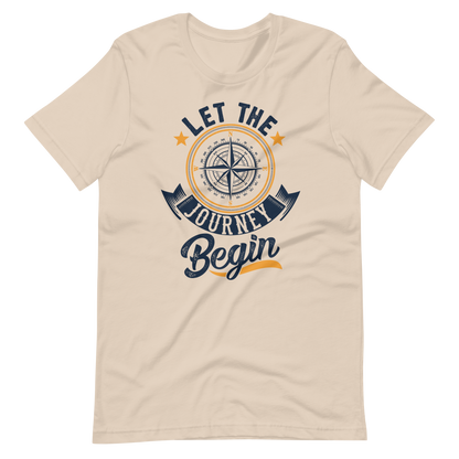Let the Journey Begin Compass Unisex t-shirt