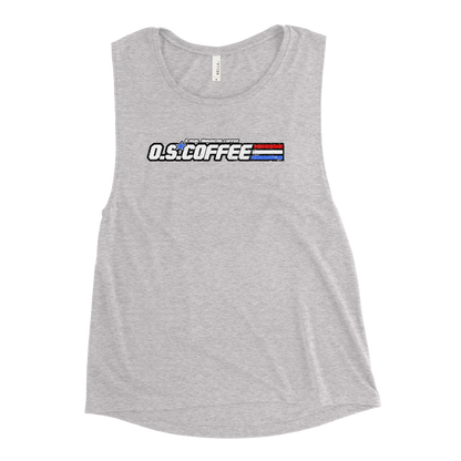 Real American Old Salt Coffee Ladies’ Muscle Tank