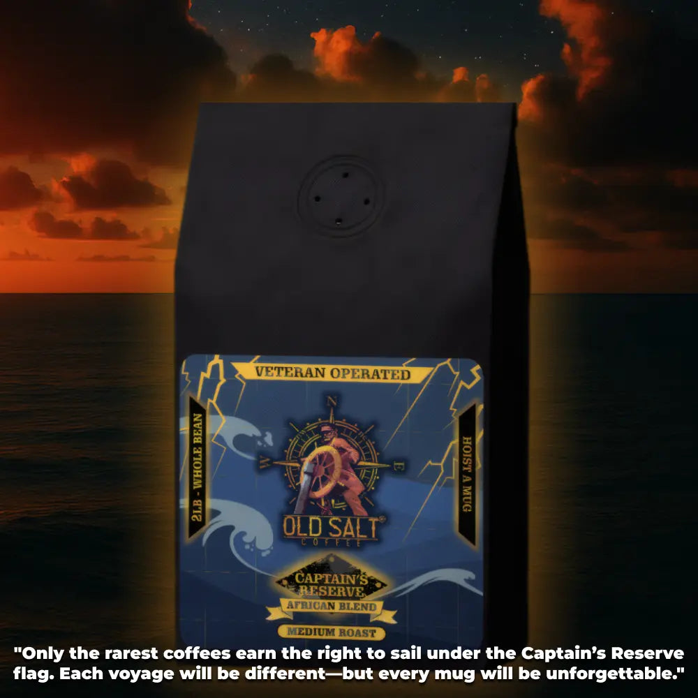 Old Salt Coffee Veteran Owned Coffee Company - Coffee Mugs and a Bag of Coffee