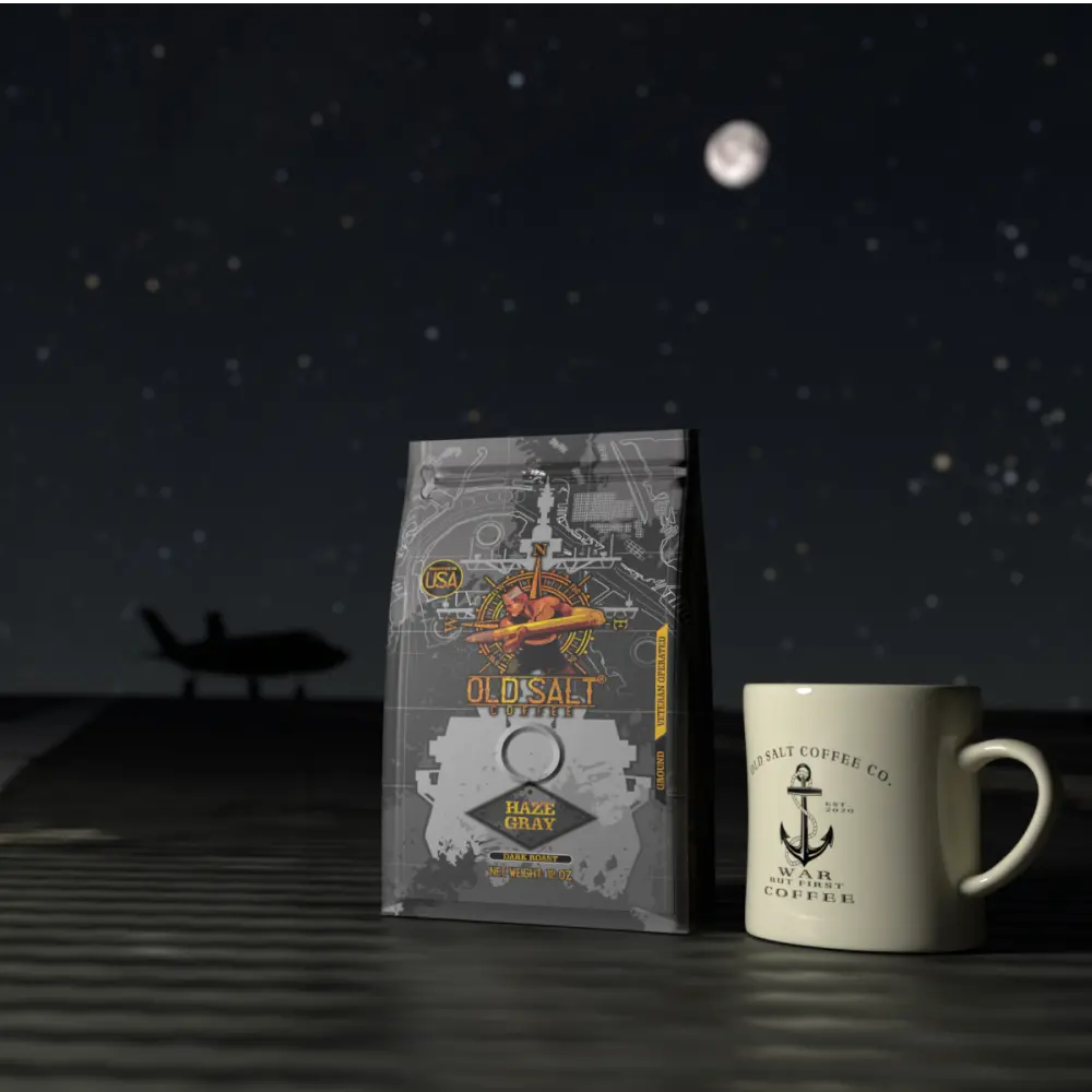 Old Salt Coffee Veteran Owned Coffee Company - Coffee Mugs and a Bag of Coffee